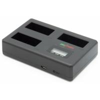 ChiliPower Canon LP-E8 Triple Lader - Laadt 3 accu's, ook tegelijkertijd