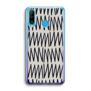 Marrakech Zigzag: Huawei P30 Lite Transparant Hoesje