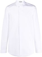 Jil Sander sweat à imprimé floral contrastant - Blanc