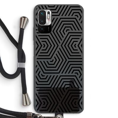 Magic pattern: Xiaomi Redmi Note 10 5G Transparant Hoesje met koord