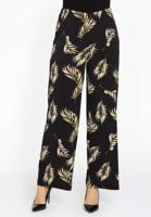 Yoek Broek wijd PALM | Zwart | Maat 54/56