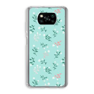 Small white flowers: Xiaomi Poco X3 NFC Transparant Hoesje