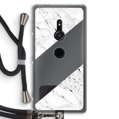 Biggest stripe: Sony Xperia XZ2 Transparant Hoesje met koord