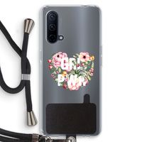 GRL PWR Flower: OnePlus Nord CE 5G Transparant Hoesje met koord