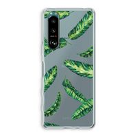 Lange bladeren: Sony Xperia 5 III Transparant Hoesje