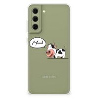 Samsung Galaxy S21FE Telefoonhoesje met Naam Cow - thumbnail