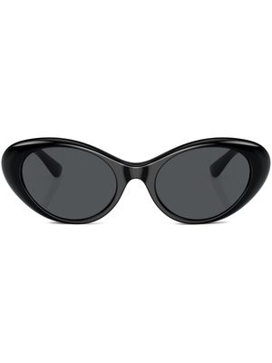 Versace Eyewear lunettes de soleil à monture papillon - Noir