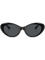 Versace Eyewear lunettes de soleil à monture papillon - Noir