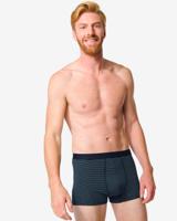 HEMA Heren Boxers Kort Stretch Katoen - 3 Stuks Grijsmelange (grijsmelange) - thumbnail