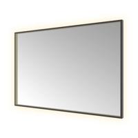 Hotbath &MORE Spiegel directe en indirecte LED color changing spiegelverwarming dimbaar met afstandsbediening Geborsteld koper PVD SQU128MBP