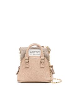 Maison Margiela mini sac 5AC en cuir - Marron