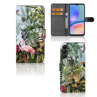 Telefoonhoesje | Met pasjeshouder | voor Samsung Galaxy A05s Jungle