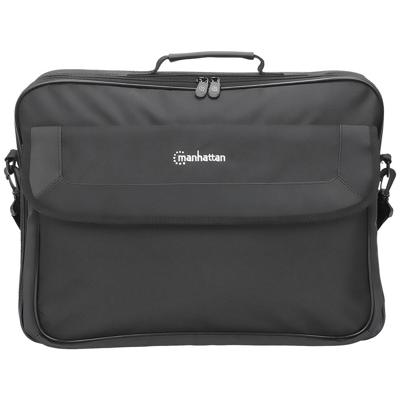 Manhattan Notebooktasche für bis 17,3, vollständig aufzuklappen,gepolstertert, Staufächer Laptoptas Geschikt voor max. (laptop): 43,9 cm (17,3) Zwart