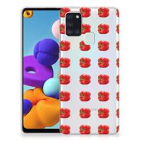 Samsung Galaxy A21s | Siliconen Case | Paprika Red