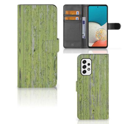 Samsung Galaxy A53 | Book Style Case | Green Wood