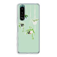 Hang In There: Sony Xperia 5 III Transparant Hoesje
