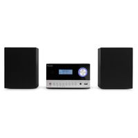 Hifi Stereo Set met CD-speler en Radio - Audizio Arles - Bluetooth - Wekker - thumbnail