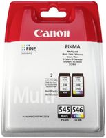 Canon PG-545/CL-546 Multipack Origineel Zwart, Cyaan, Magenta, Geel 2 stuk(s) - thumbnail