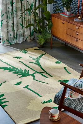 Scion - Poppy Pop Parchment Gecko 124807 - 200x280 cm Vloerkleed