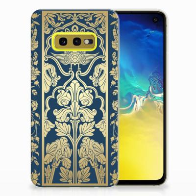 Samsung Galaxy S10e | TPU Case | Beige Flowers