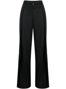 Aya Muse pantalon en laine Tio à plis - Noir