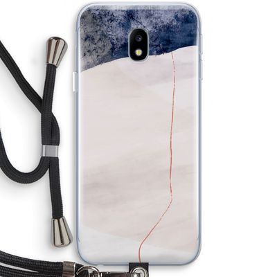 Stone White: Samsung Galaxy J3 (2017) Transparant Hoesje met koord