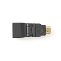 HDMI-Adapter | HDMI-Connector - HDMI Female | Draaibaar | Zwart
