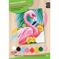Sequin Art Schilderen op Nummer Flamingo - thumbnail