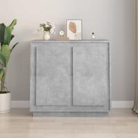 Dressoir 80x34x75 cm bewerkt hout betongrijs