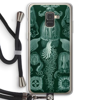 Haeckel Cubomedusae: Samsung Galaxy A8 (2018) Transparant Hoesje met koord