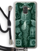 Haeckel Cubomedusae: Samsung Galaxy A8 (2018) Transparant Hoesje met koord