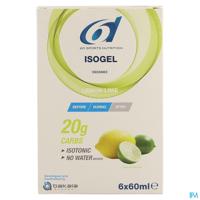 6d Sports Nutrition Isogel Citroen-Limoen 6x60ml