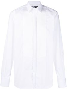 Karl Lagerfeld chemise en coton à manches longues - Blanc