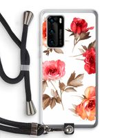 Roosjes: Huawei P40 Transparant Hoesje met koord