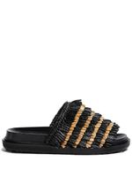 Marni sandales à bout ouvert - Noir