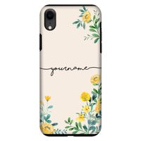 Gele bloemen: iPhone XR Tough Case