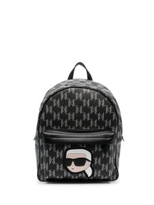 Karl Lagerfeld sac à dos Ikonik Monogram - Noir