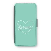 Forever heart pastel: iPhone 8 Plus Flip Hoesje