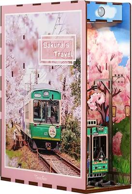 Tone-cheer BookNook Sakura's Travel DIY Modelbouw Knutselen