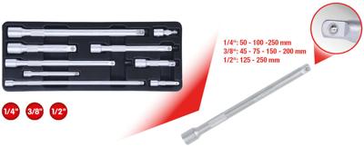 KS TOOLS Extension set 9 pcs. ks-tools, 1/4"-3/8"-1/2"