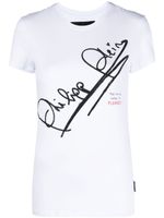 Philipp Plein t-shirt SS Signature en coton - Blanc - thumbnail