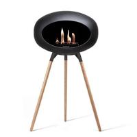 Le Feu Ground Wood High 79cm Zwart|Zwart|Lichtbruin Oak