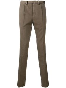 Dell'oglio pantalon de costume à plis - Marron