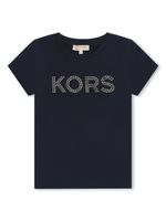 Michael Kors Kids sweat à logo appliqué - Bleu