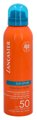 Lancaster Sun Sport Cooling Invisible Mist SPF50 Zonbescherming 200 ml