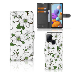 Samsung Galaxy A21s Hoesje Dogwood Flowers