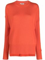 Jil Sander pull en cachemire à col rond - Orange