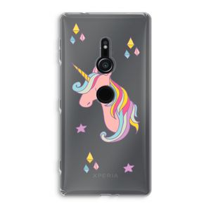 Roze eenhoorn: Sony Xperia XZ2 Transparant Hoesje