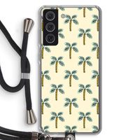 Paradise: Samsung Galaxy S21 FE Transparant Hoesje met koord