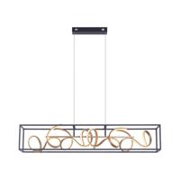 Paul Neuhaus Zwart gouden hanglamp Selina 2416-18 - thumbnail